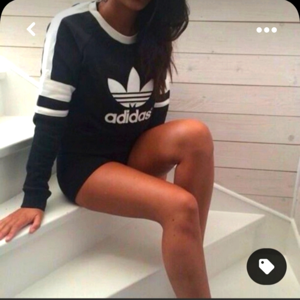 Adidas Trefoil Sweatshirt Dress